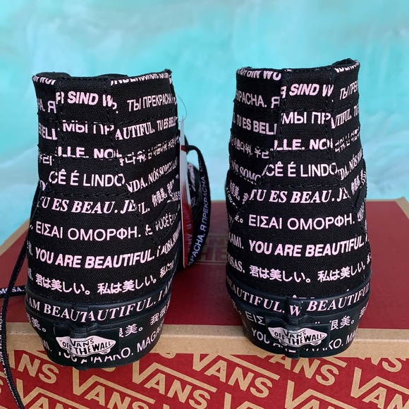 VANS SK8-Hi TAPERED WE ARE BEAUTIFUL Blk/Blk WMNS - Picture 10 of 16